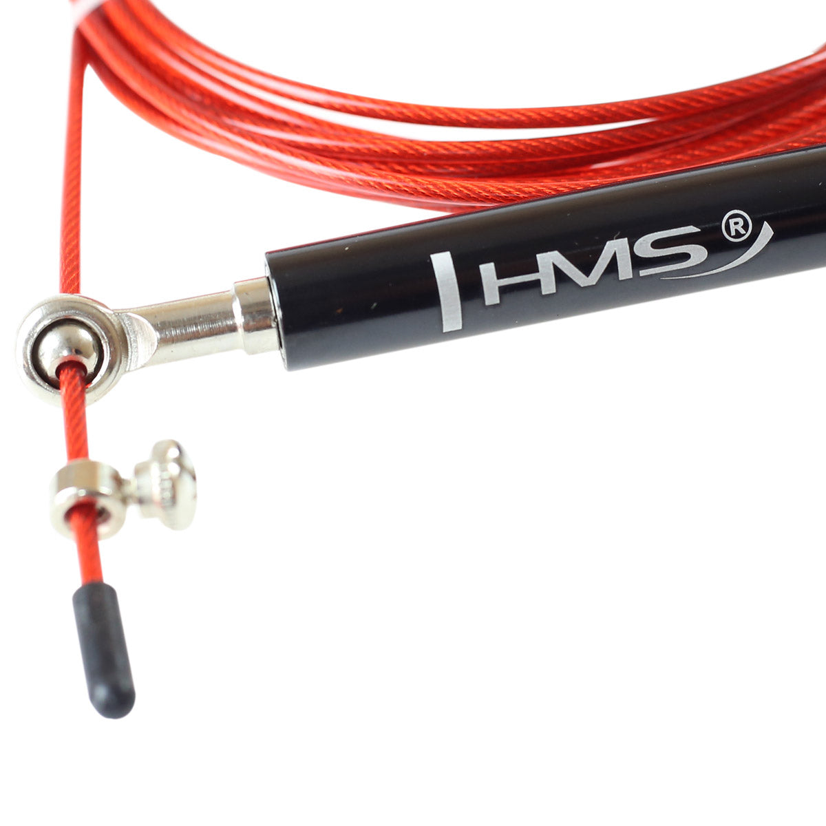 Red/black aluminiowa szybka skakanka SK52 Hms