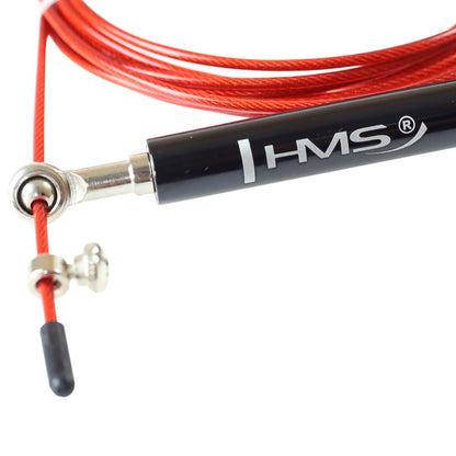 Red/black aluminiowa szybka skakanka SK52 Hms