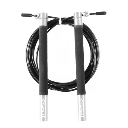 Black/silver szybka skakanka SK54 Hms