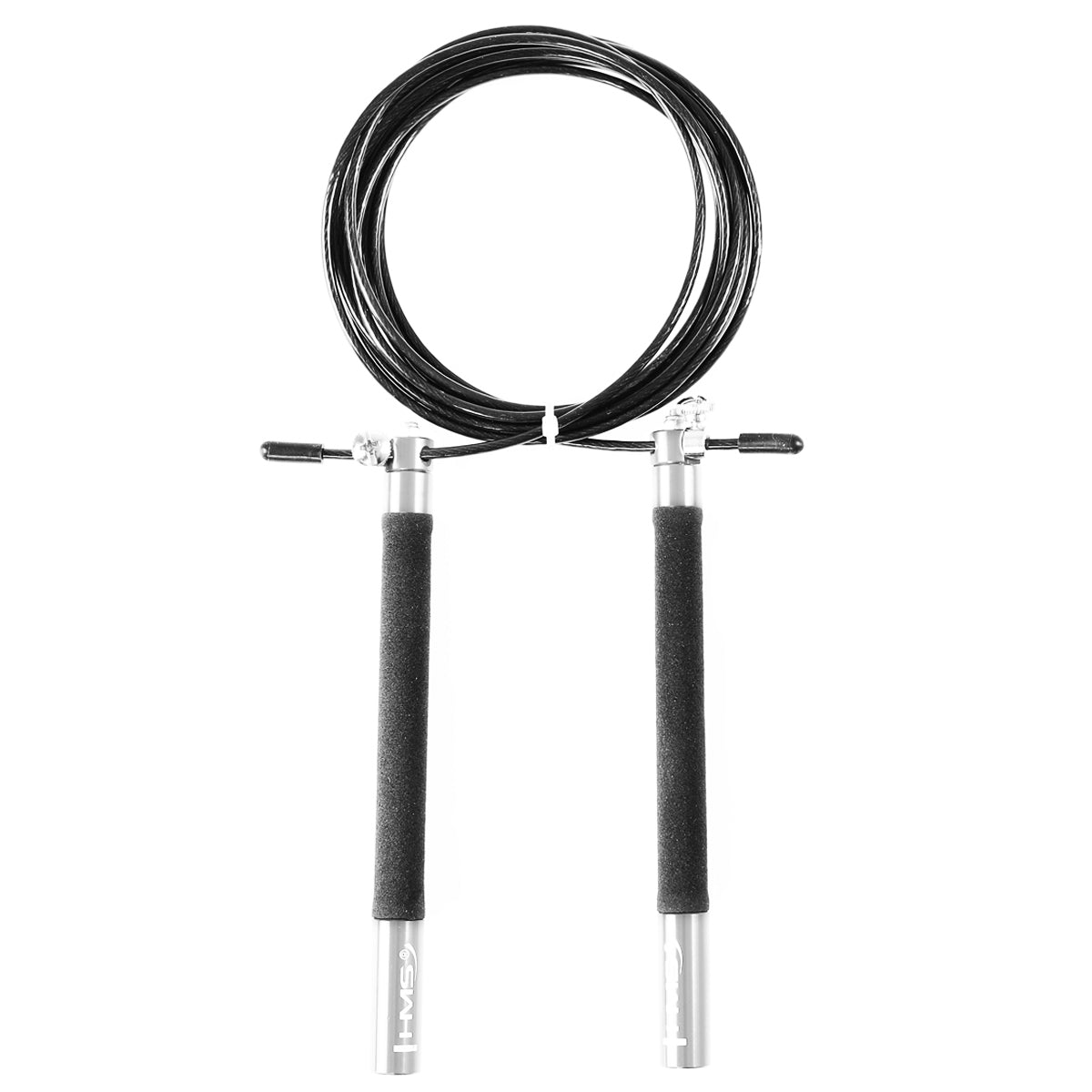 Black/silver szybka skakanka SK54 Hms