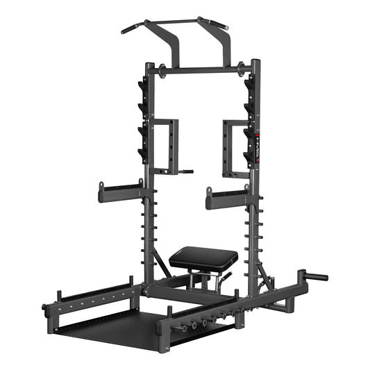 Stojak multifunkcyjny z platformą do podnoszenia ciężarów i hip thrust commercial SMP01 Hms