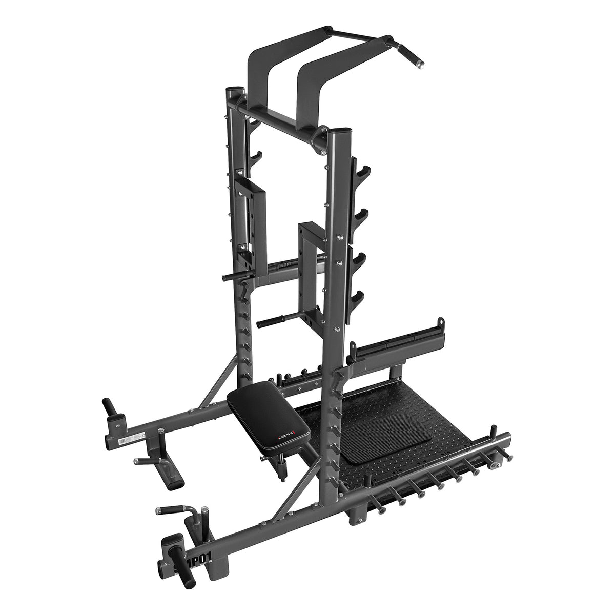 Stojak multifunkcyjny z platformą do podnoszenia ciężarów i hip thrust commercial SMP01 Hms