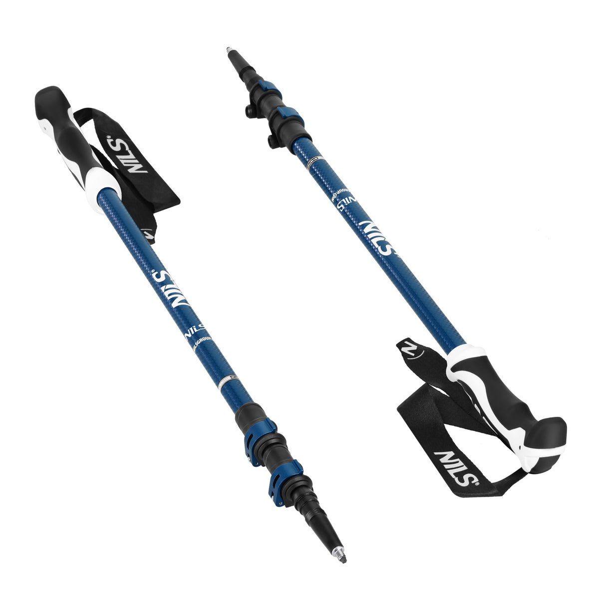 Blue kije trekkingowe aluminiowe TK8601 Nils