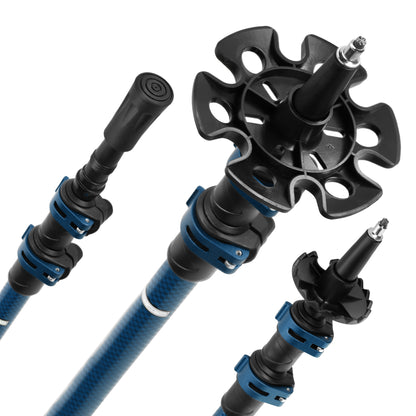 Blue kije trekkingowe aluminiowe TK8601 Nils