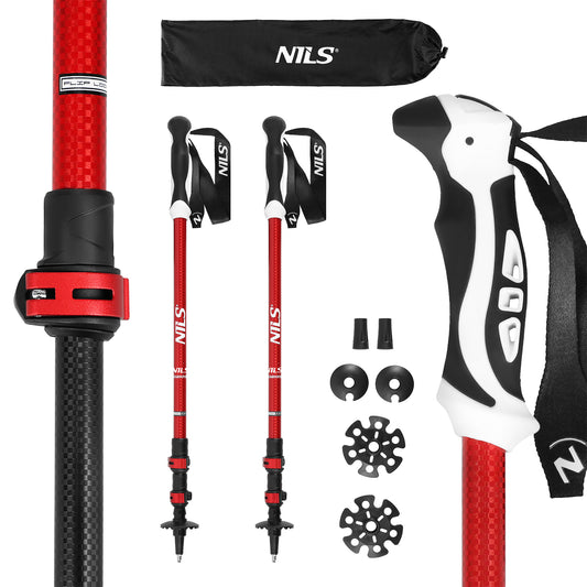 Red kije trekkingowe aluminiowe TK8601 Nils