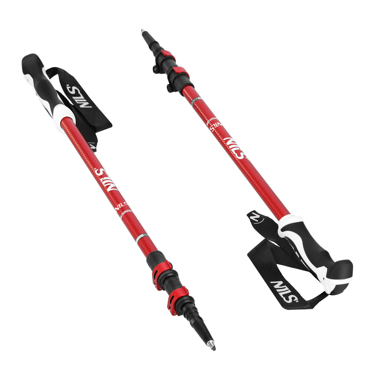 Red kije trekkingowe aluminiowe TK8601 Nils