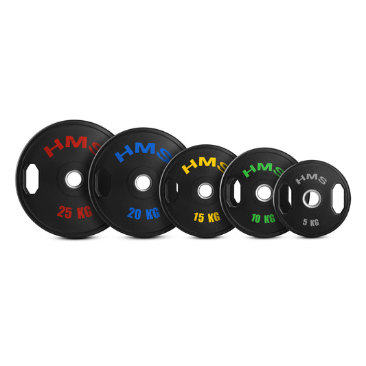 2 x 25 kg talerz olimpijski ogumowany 2 x 25 kg TOG25 Hms
