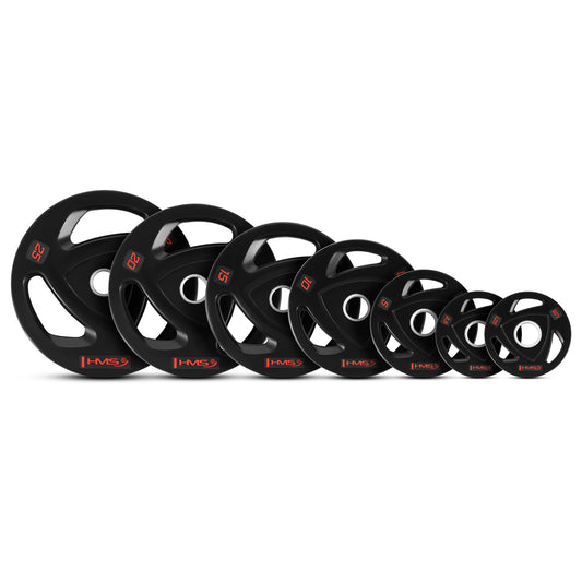 Czarny talerz olimpijski ogumowany 1.25 kg TOX01 Hms