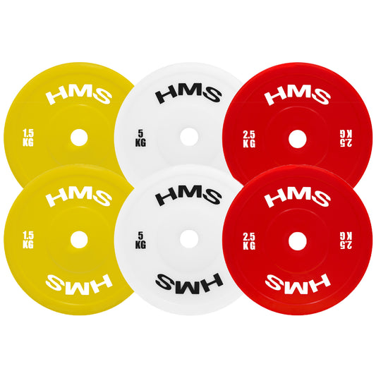 (2 x 1.5 kg) yellow talerz olimpijski techniczny pe 2 x 1.5 kg TPP01 Hms