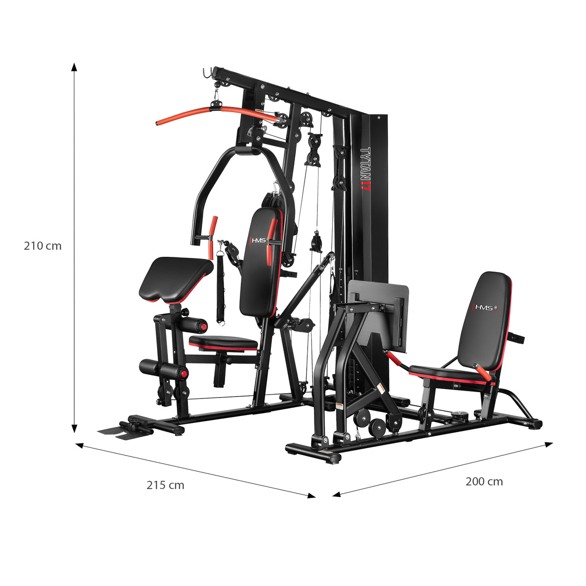 Tytan 17 atlas do ćwiczeń Hms