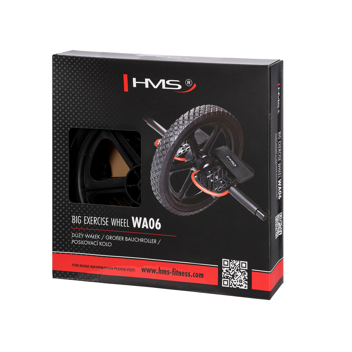 Duże kółko do ćwiczeń mięśni brzucha WA06 Hms
