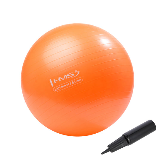 New 55cm orange anti-burst piłka gimnastyczna YB02 Hms