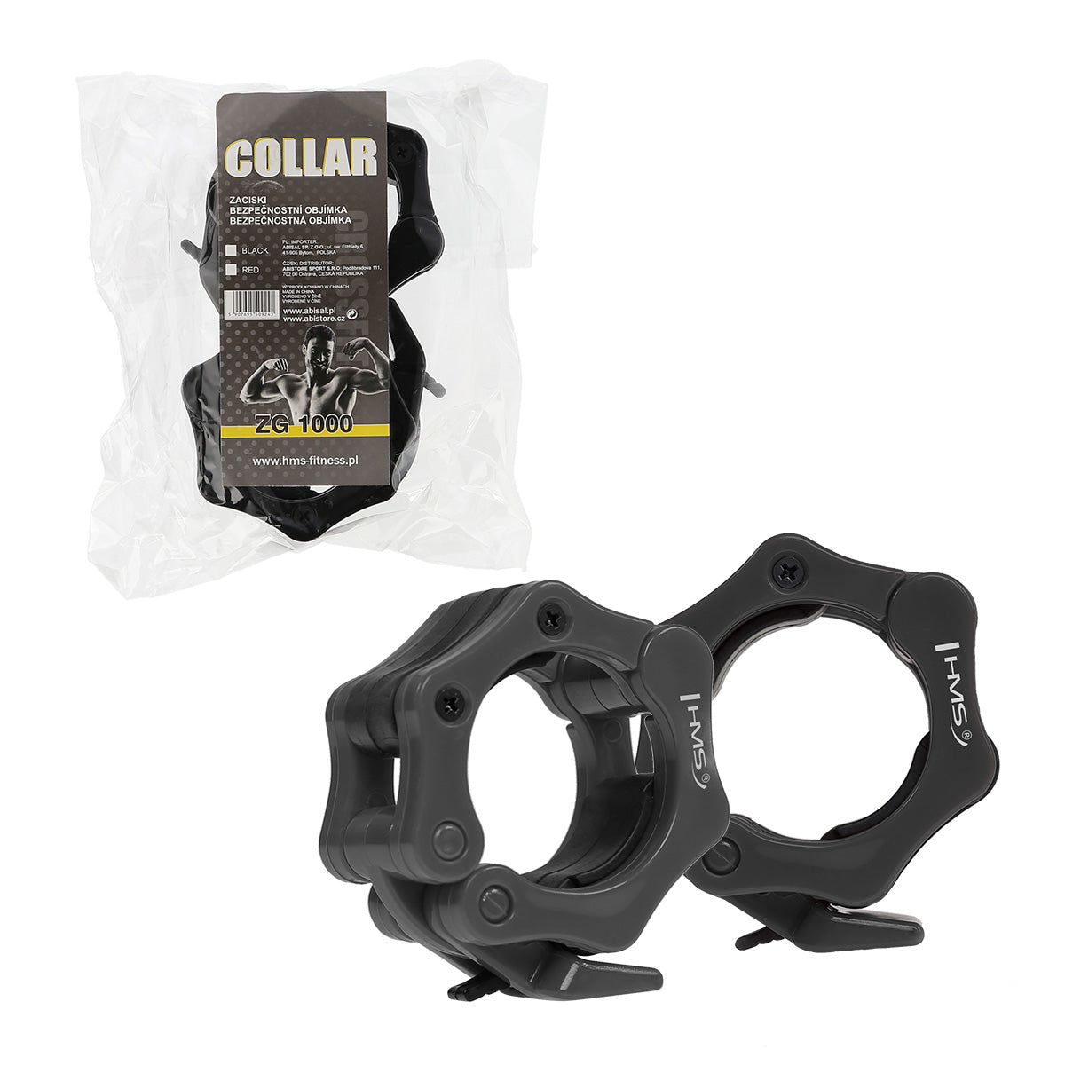 Zaciski lock jaw black (2 szt) ZG1000B Hms